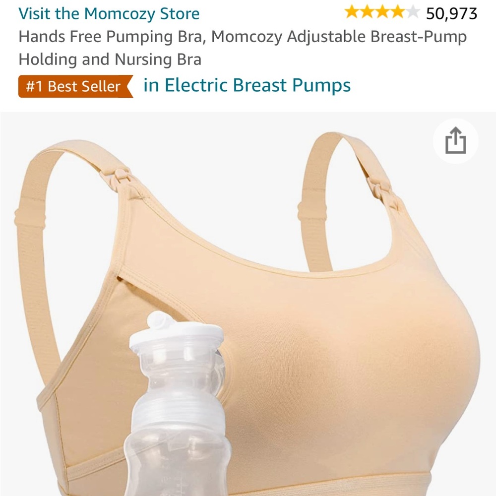 Pumping and nursing bra size medium